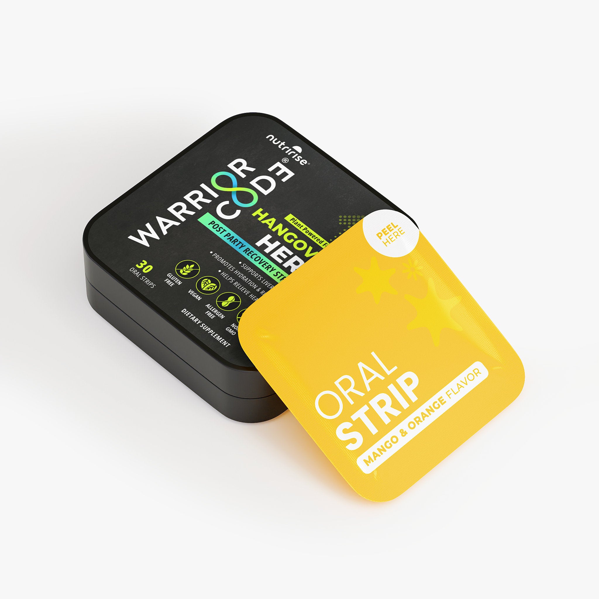 Warrior Code Hangover Hero Post Party Recovery Strips
