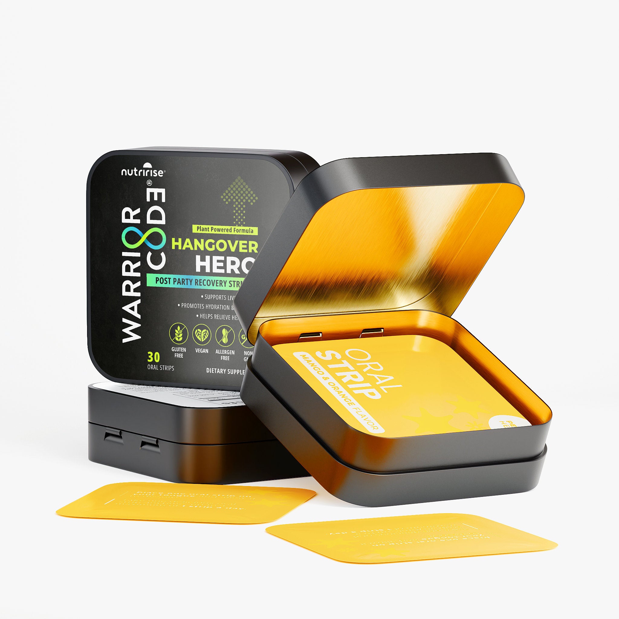 Warrior Code Hangover Hero Post Party Recovery Strips