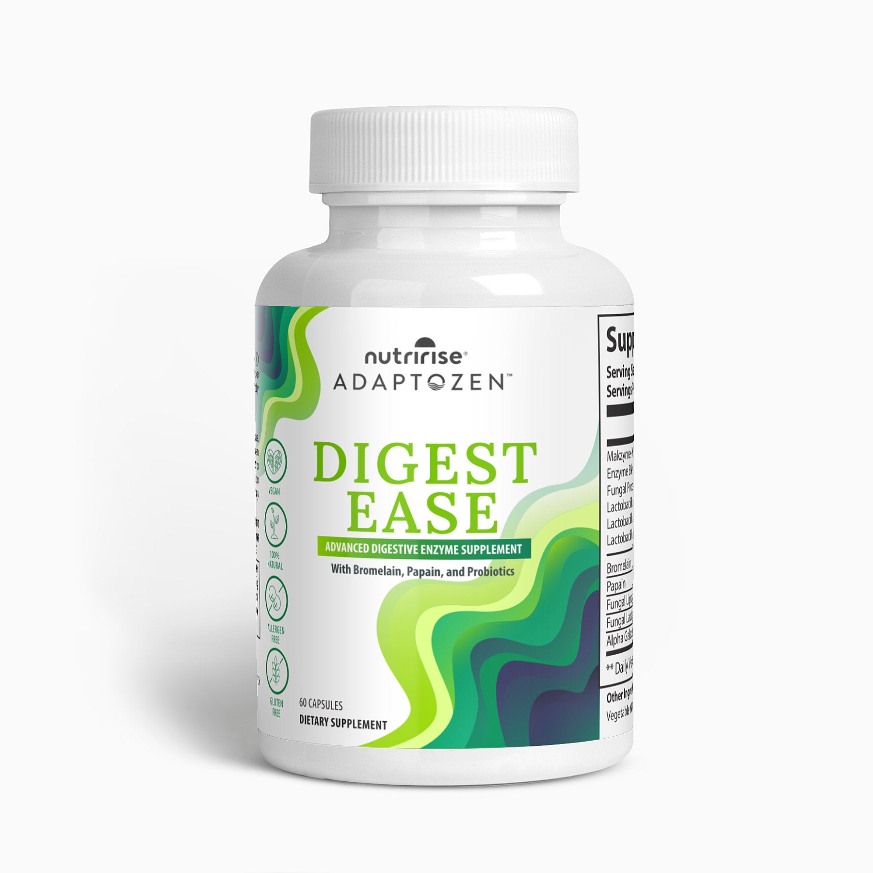 AdaptoZen DIGEST EASE Digestive Enzyme Pro Blend