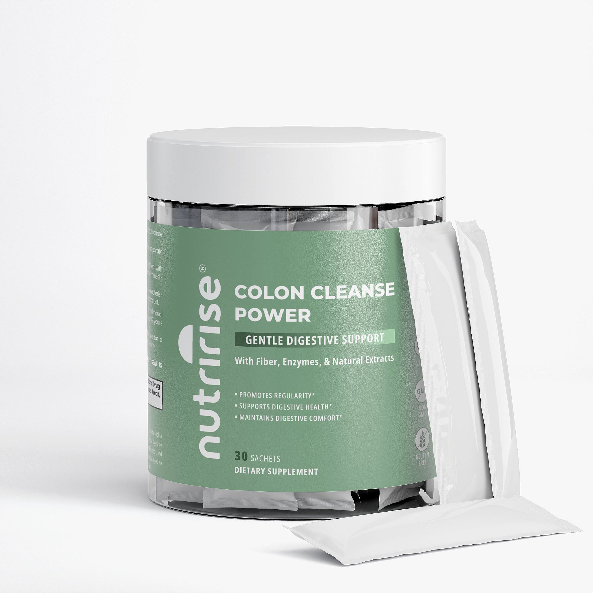 Colon Cleanse Power: Gentle Digestive Support With Fiber, Enzymes & Natural Extracts