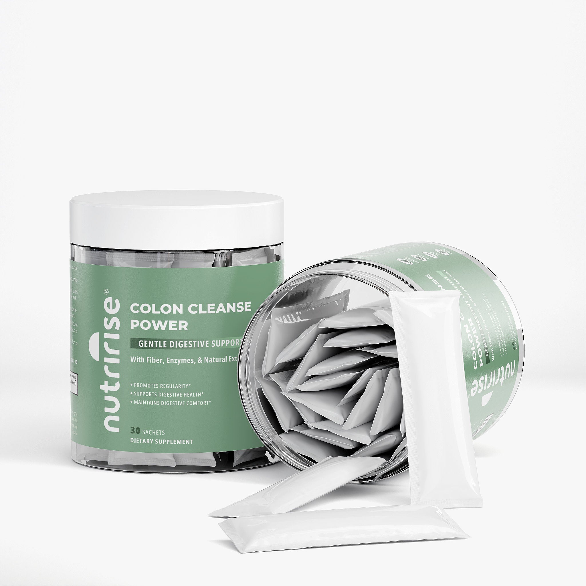 Colon Cleanse Power: Gentle Digestive Support With Fiber, Enzymes & Natural Extracts