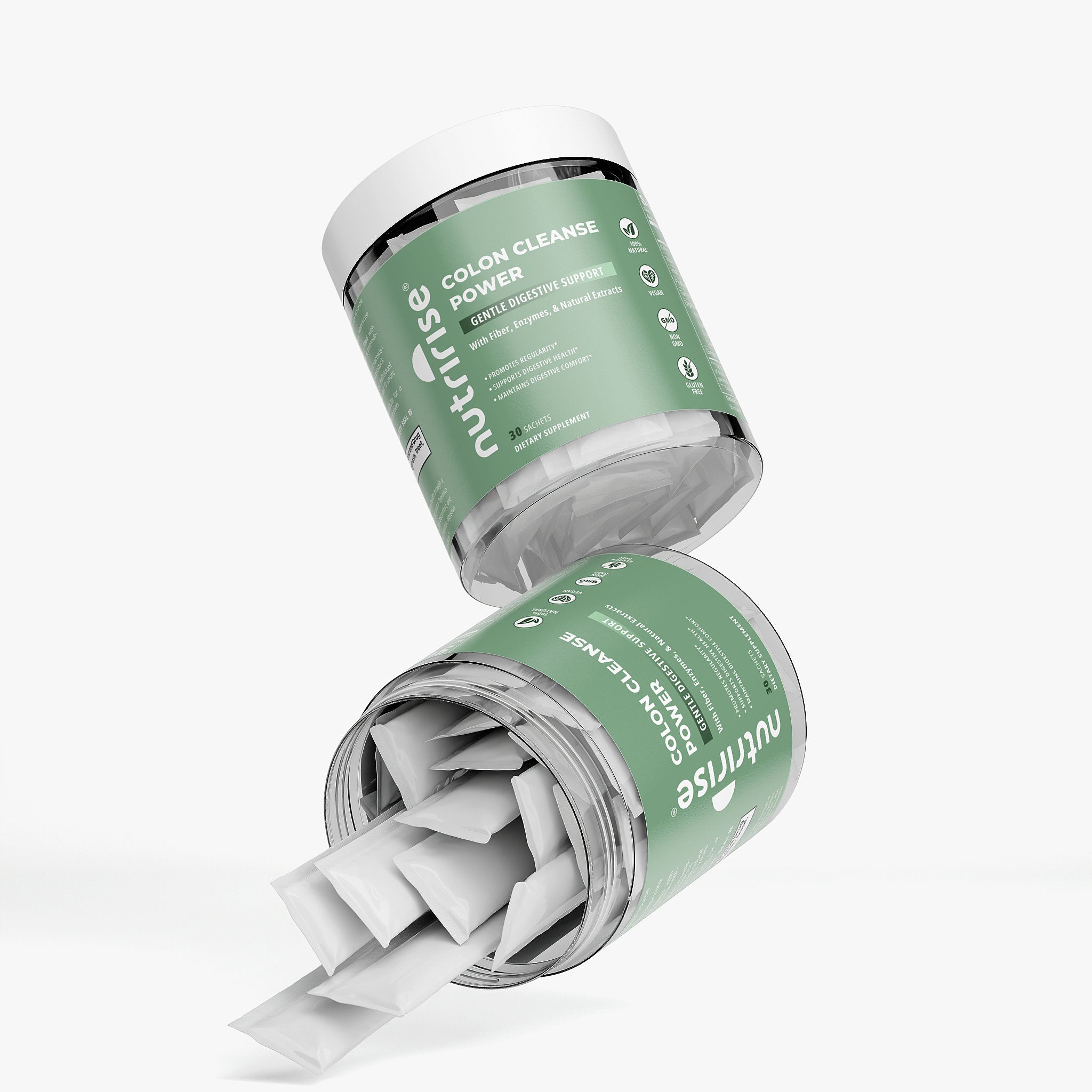 Colon Cleanse Power: Gentle Digestive Support With Fiber, Enzymes & Natural Extracts