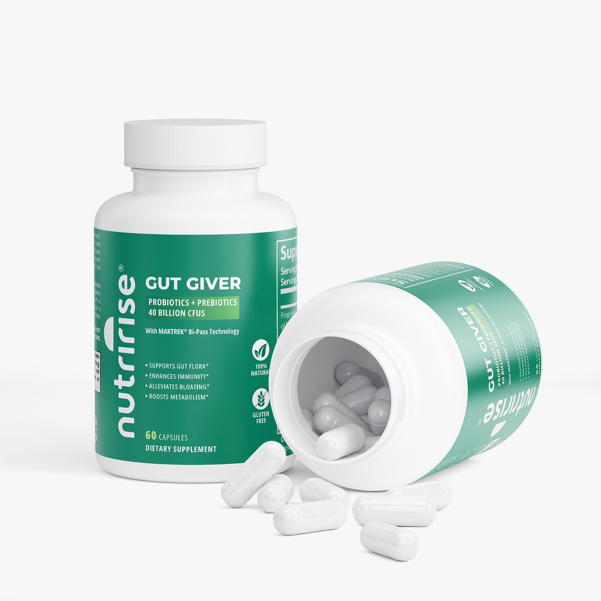 Gut Giver Probiotic 40B CFU with Prebiotics
