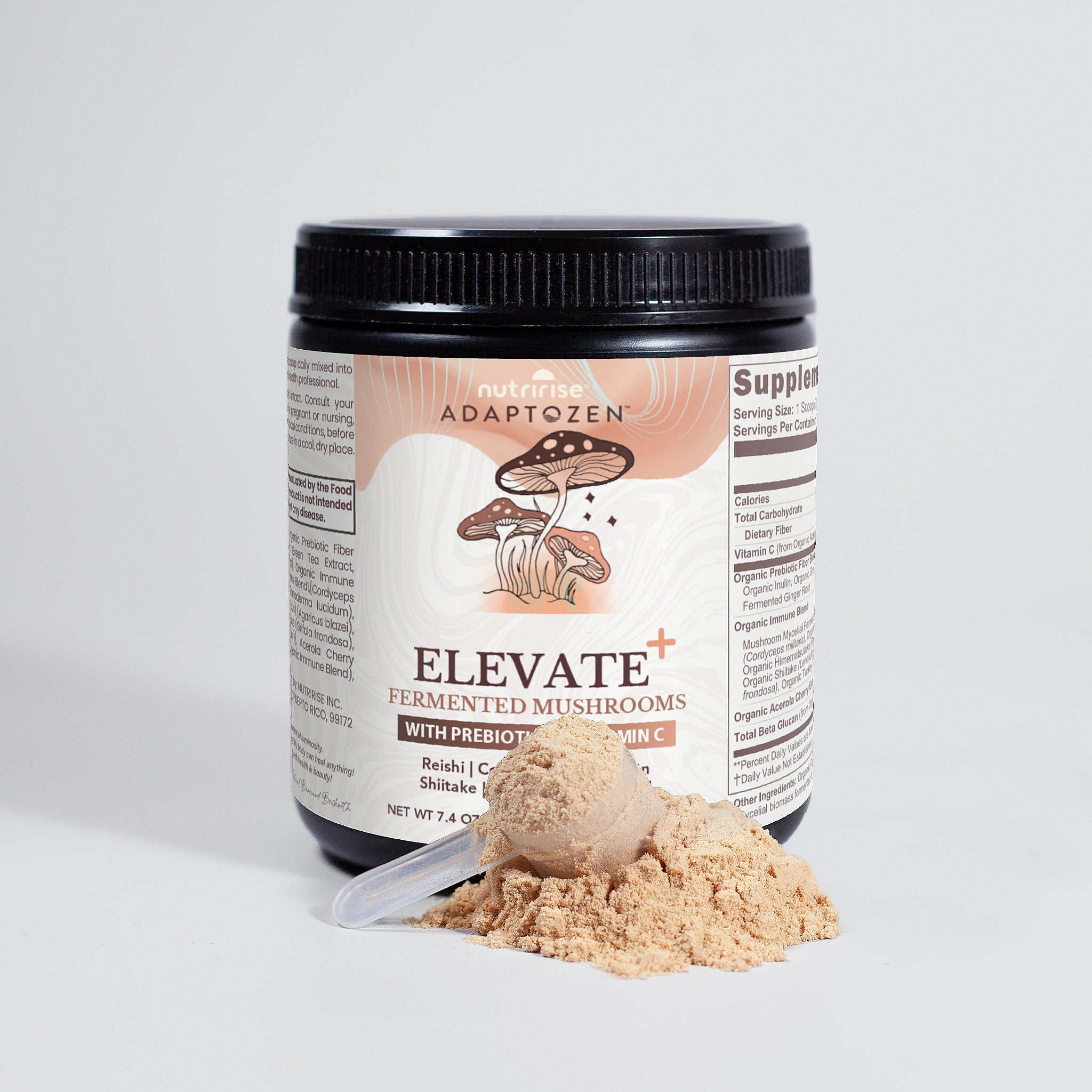 ELEVATE+: Fermented Mushrooms Powder