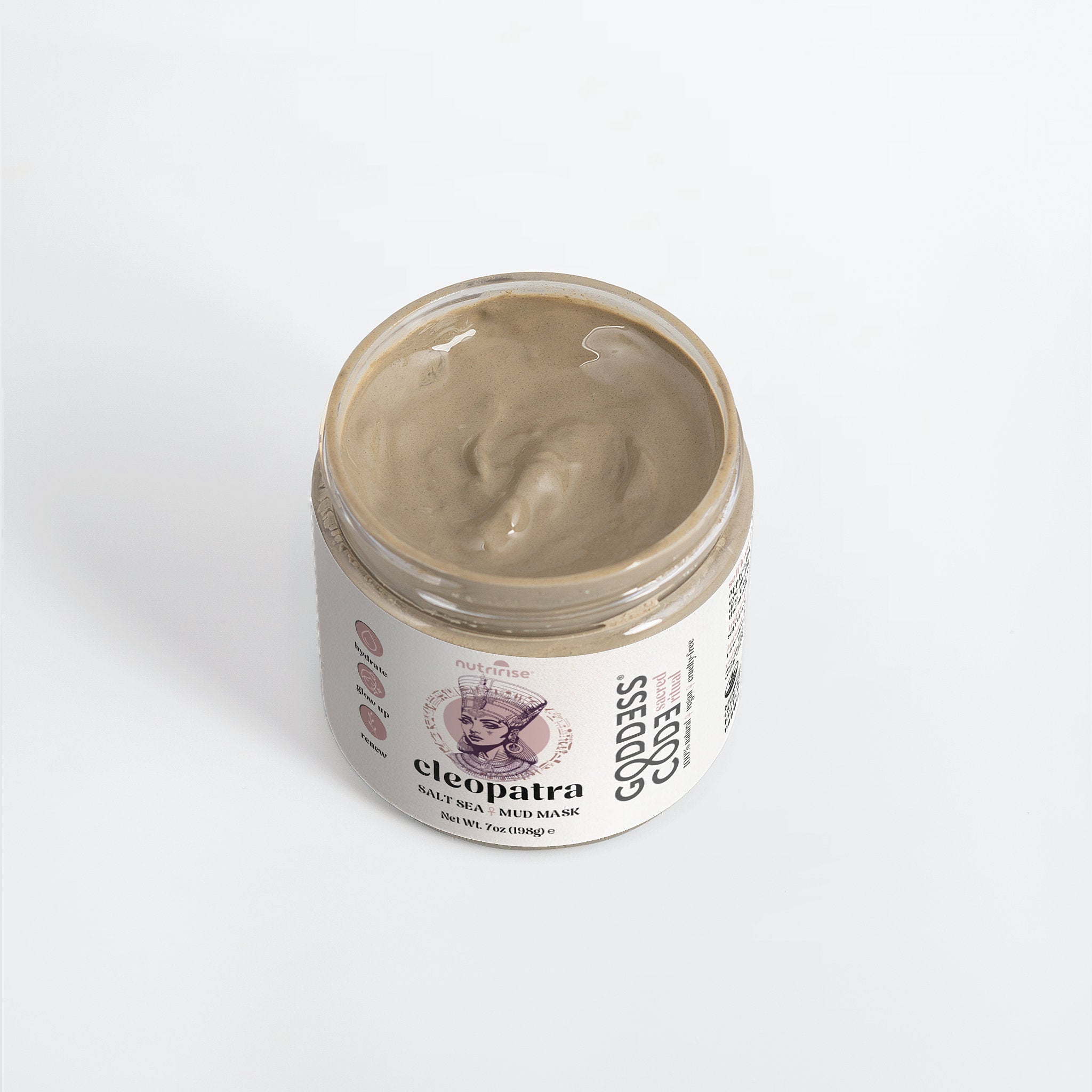 Goddess Code Cleopatra Salt Sea Mud Mask - Hydrate, Glow, Renew 7oz