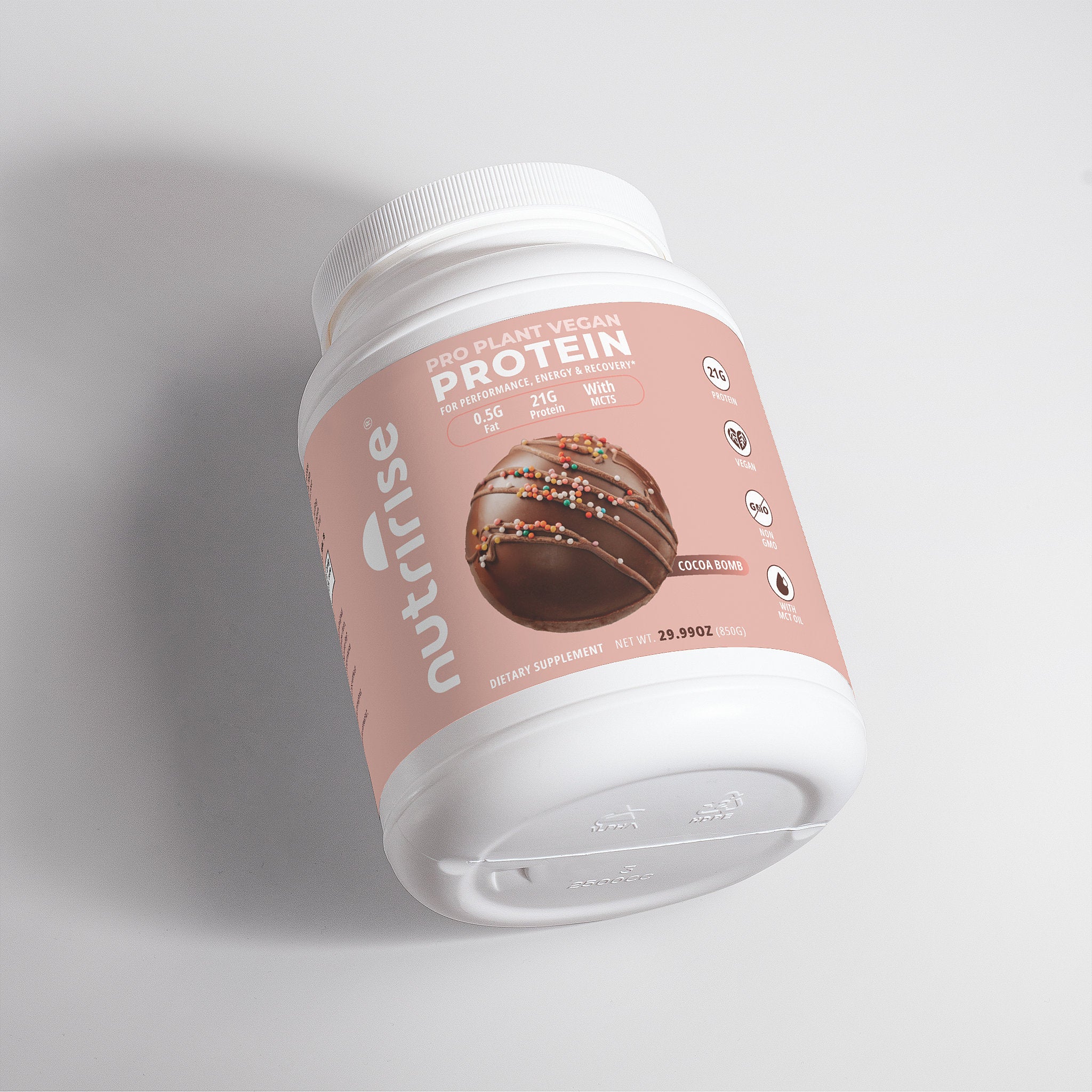 NutriRise Pro Plant Vegan Protein Powder (Cocoa Bomb)