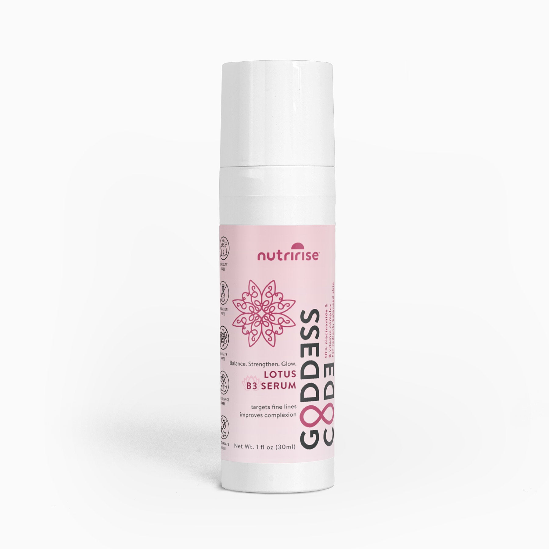 Goddess Code Lotus B3 Serum | 10% Niacinamide | Pore Refining & Hydration