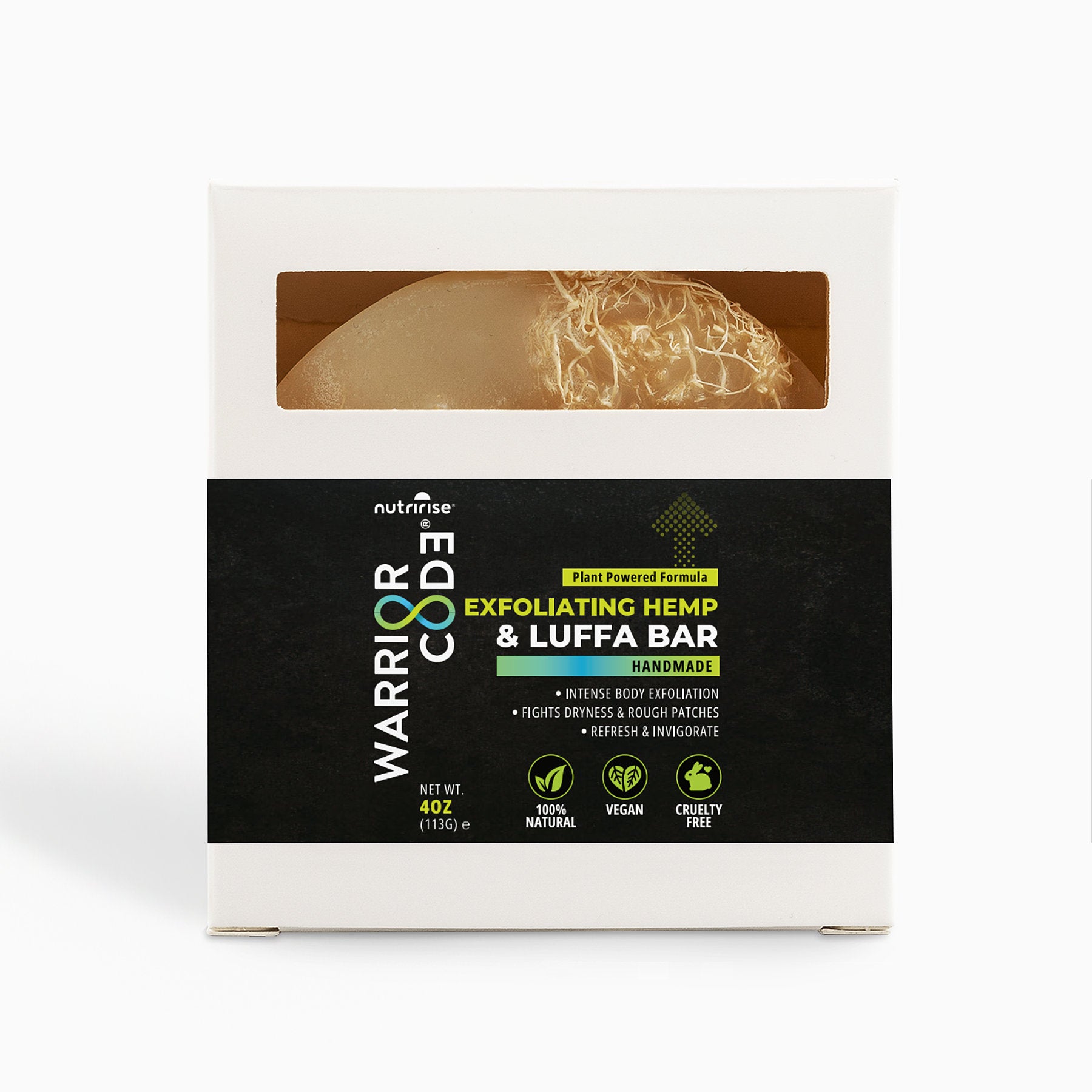 Warrior Code Luffa Soap – Exfoliating Body Bar