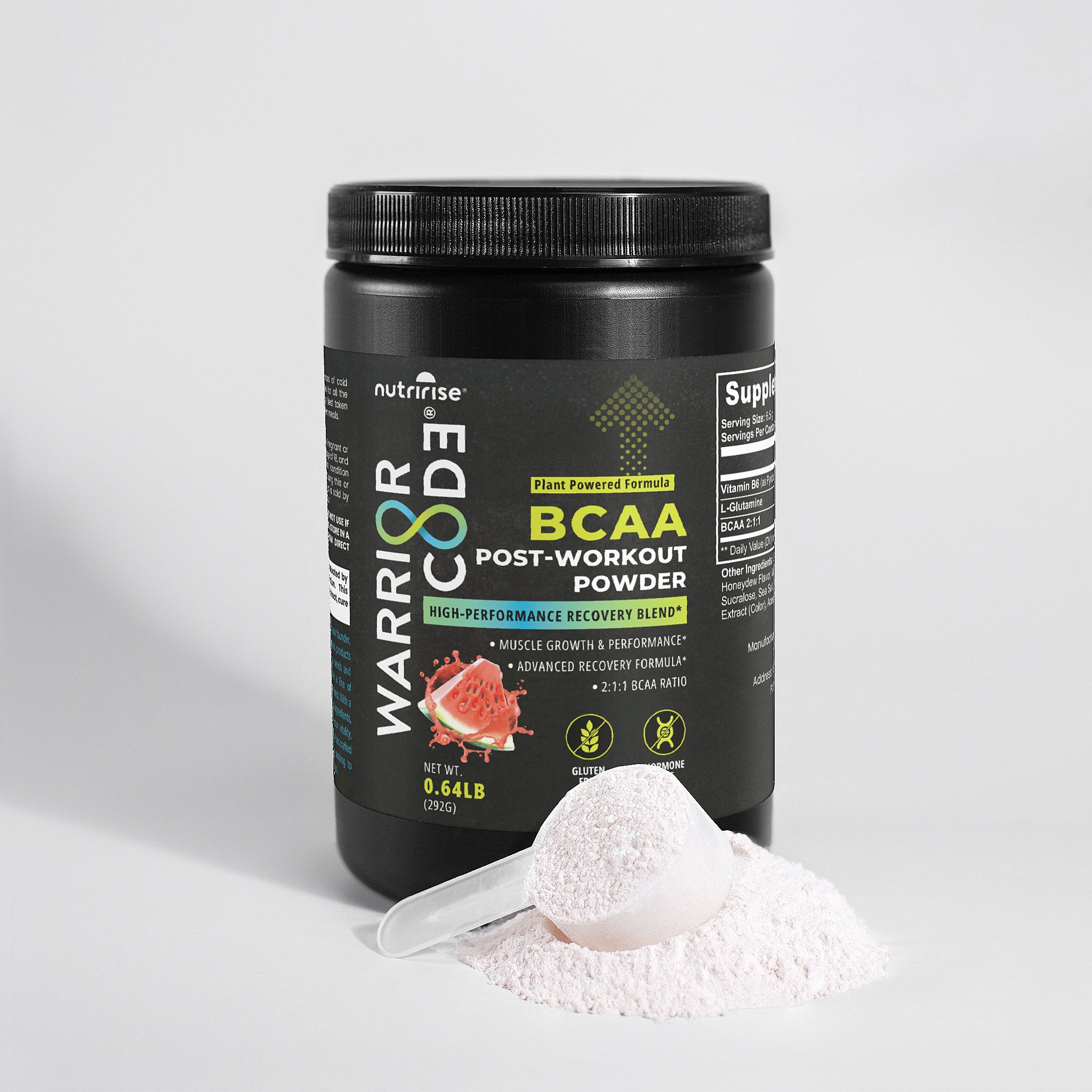 Warrior Code BCAA Post-Workout Powder | Advanced 2:1:1 Recovery Formula