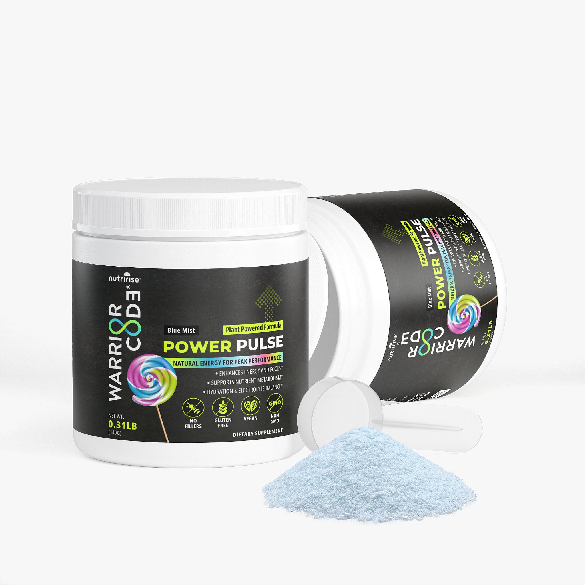 Warrior Code Power Pulse | Pre-Workout Energy Plus Electrolytes Hydration Mix | Natual Clean Energy With Taurine, L-Theanine | High Minerals, Vitamins For Optimal Performance During Intense Training or Workouts