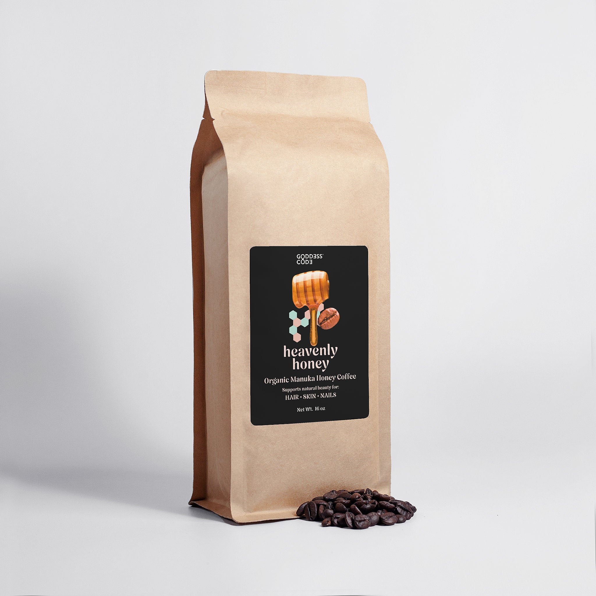Goddess Code Manuka Honey Coffee 16oz