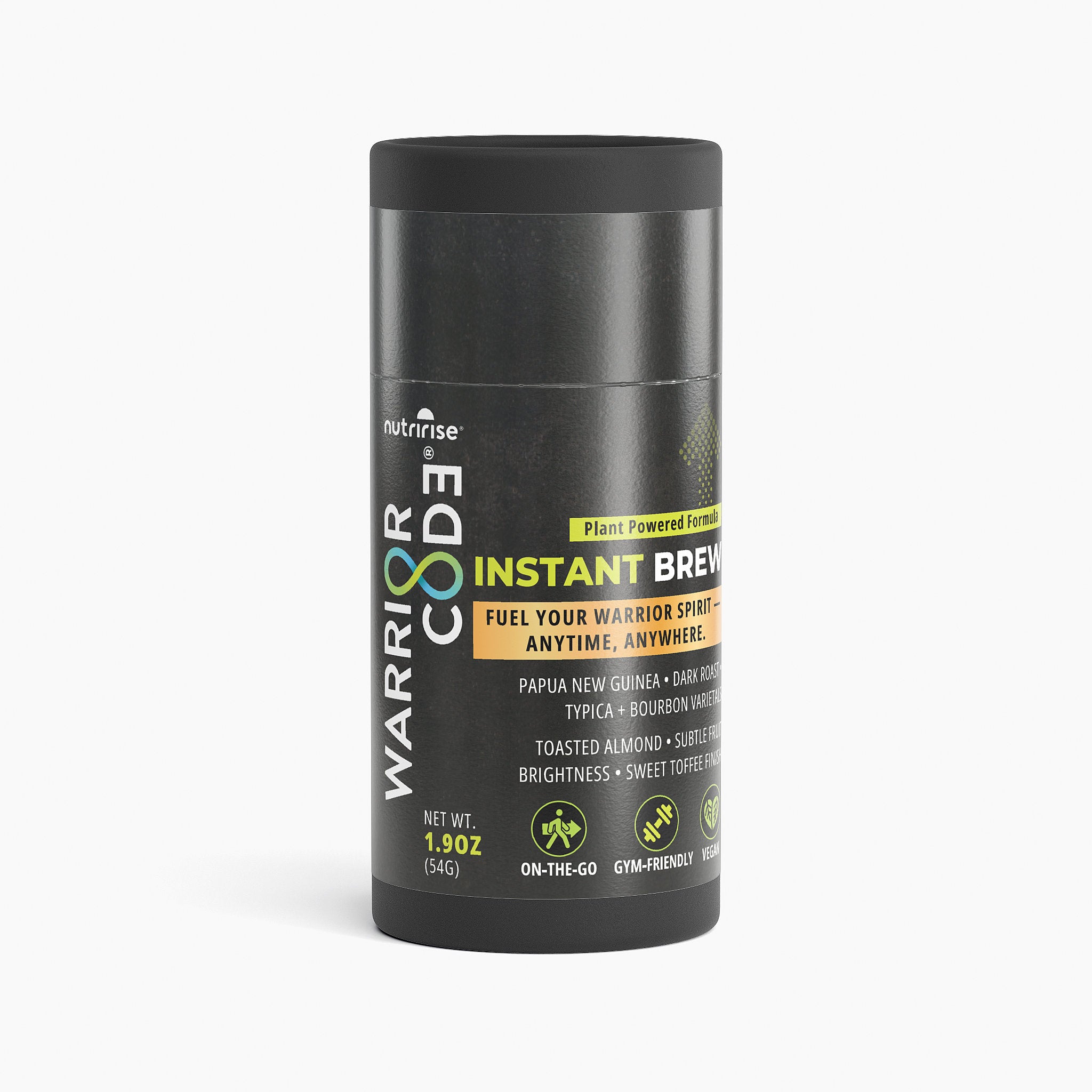Warrior Code® Instant Brew — Single-Origin PNG, Freeze-Dried Dark Roast (100% Arabica)