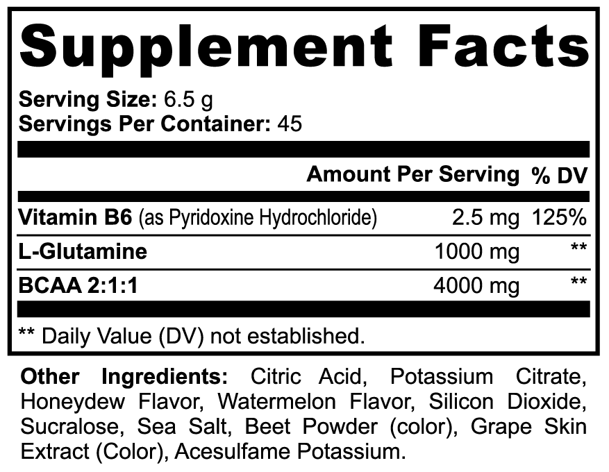 Warrior Code BCAA Post-Workout Powder | Advanced 2:1:1 Recovery Formula