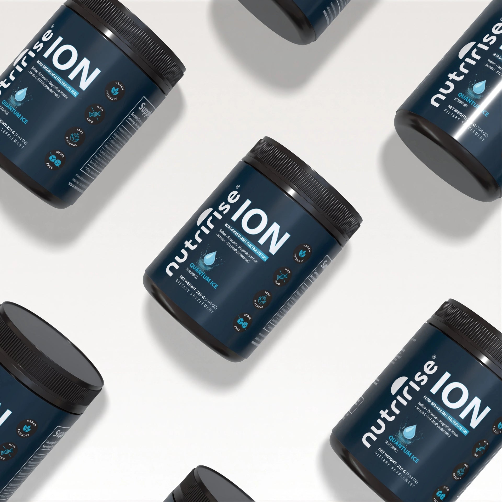 NutriRise ION — Quantum Ice | Ultra-Bioavailable Electrolyte Fuel