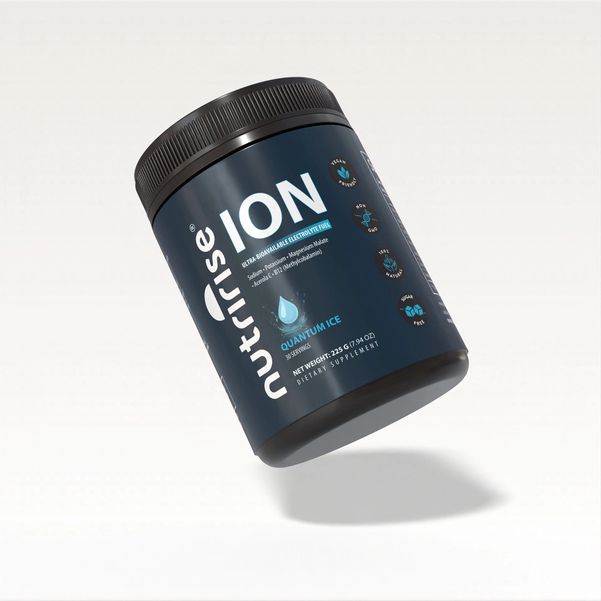 NutriRise ION — Quantum Ice | Ultra-Bioavailable Electrolyte Fuel