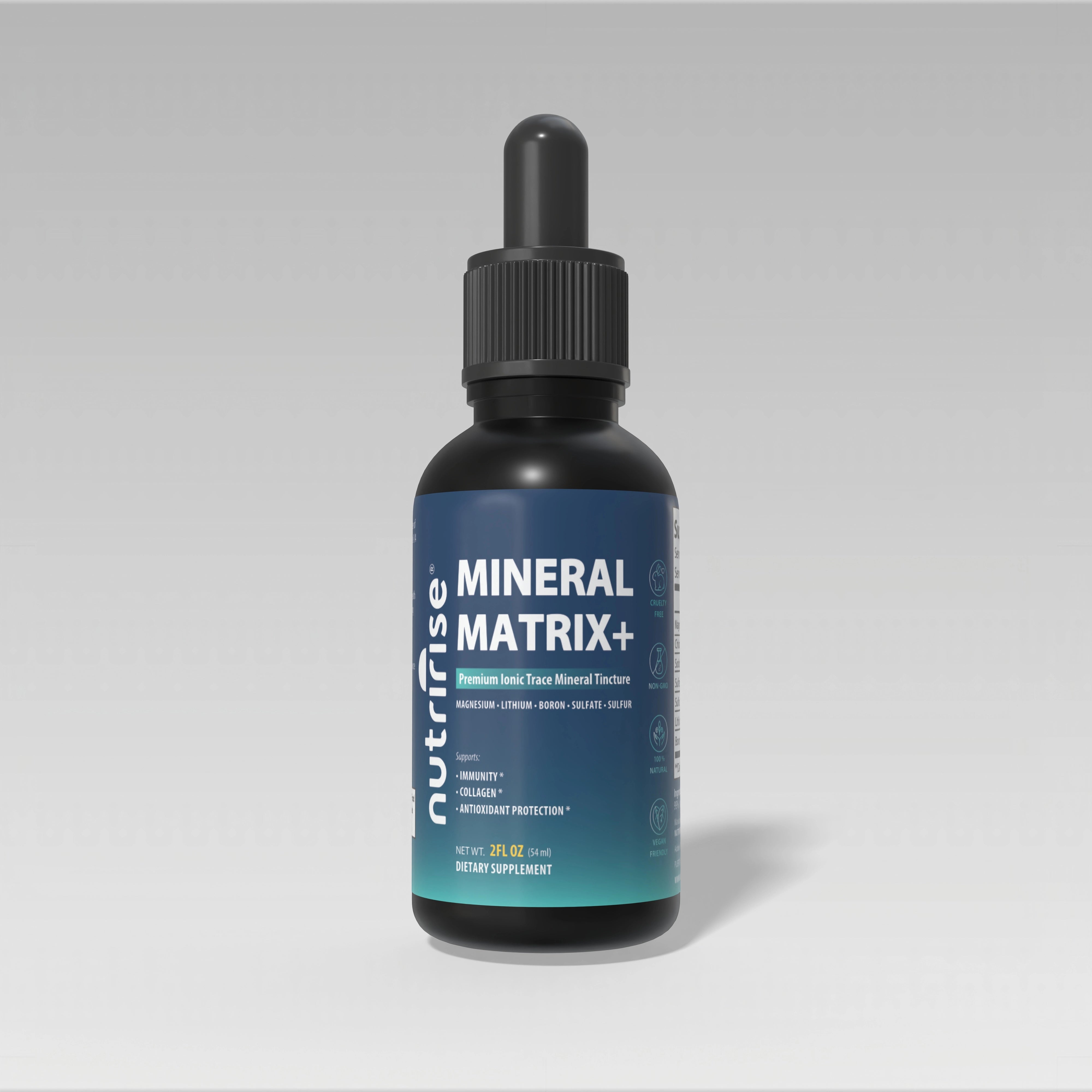Mineral Matrix+ | Premium Ionic Trace Mineral Tincture – Cellular Hydration, Energy & Longevity Support