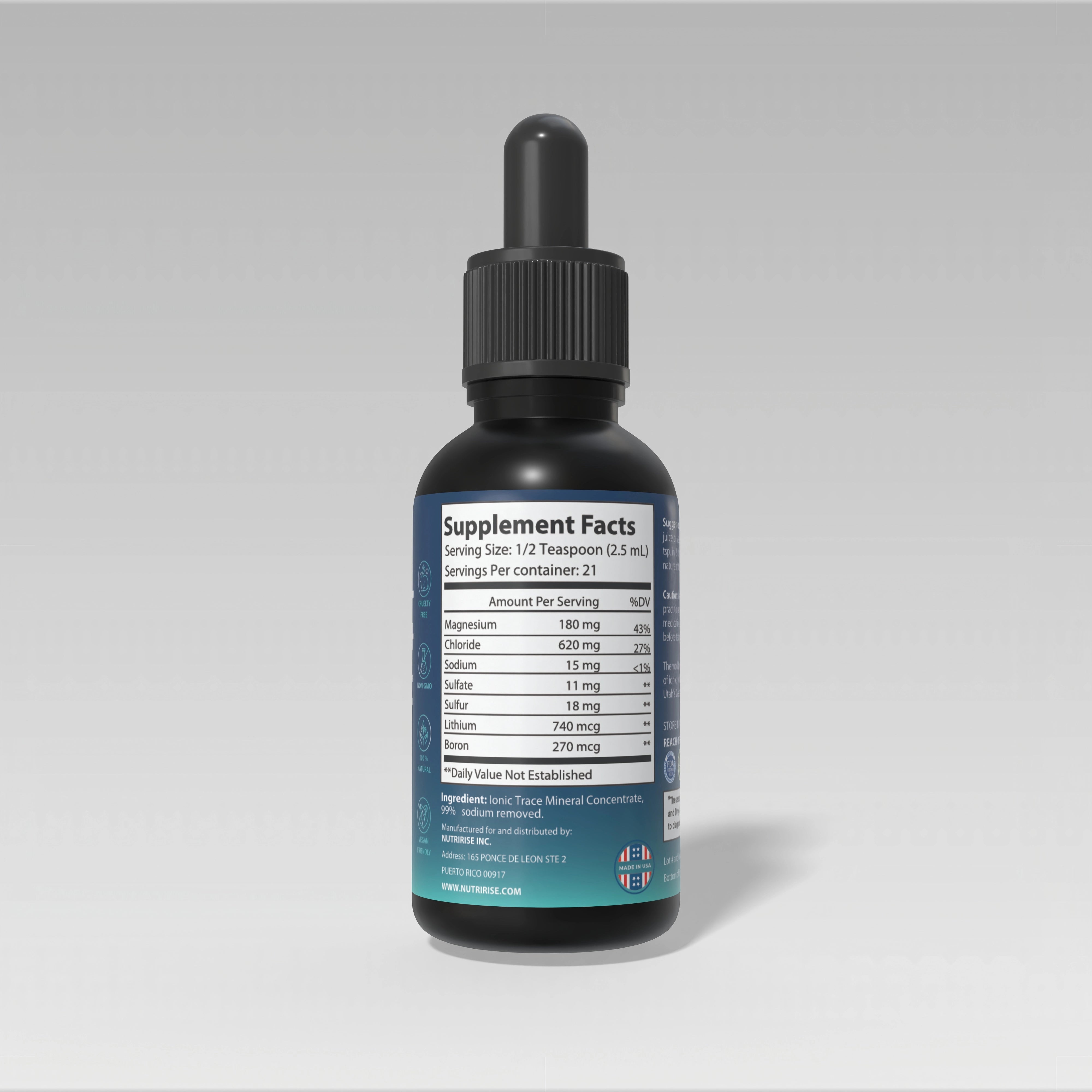 Mineral Matrix+ | Premium Ionic Trace Mineral Tincture – Cellular Hydration, Energy & Longevity Support