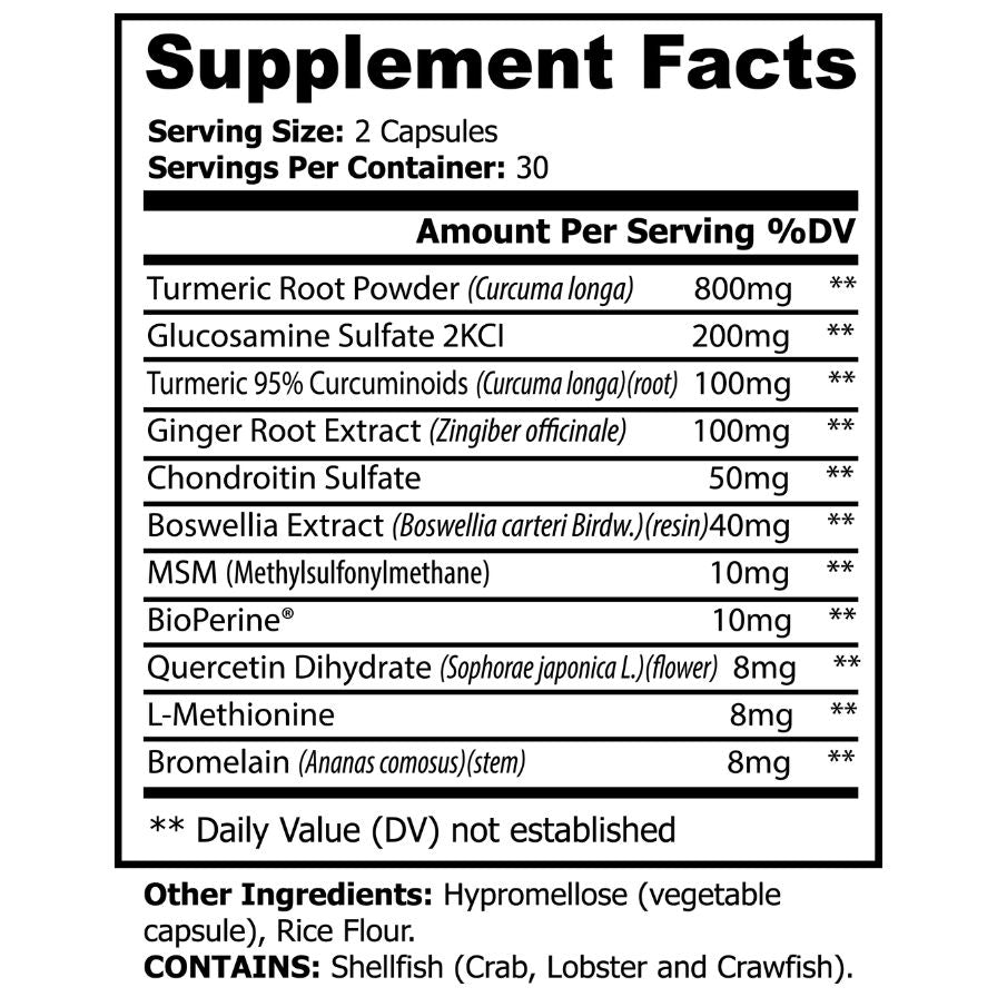NutriRise Joint Restore+ | Advanced Joint & Cartilage Support | Turmeric, Glucosamine & Chondroitin