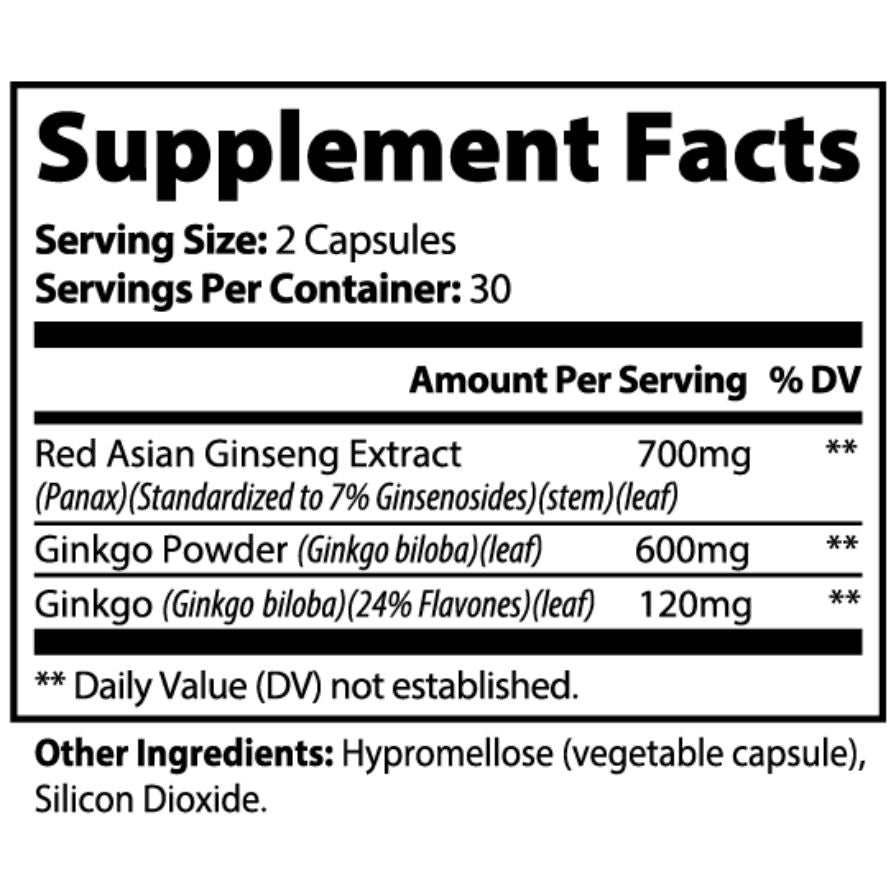 NutriRise QIgnite | TCM-Inspired Ginseng & Ginkgo | Qi Energy, Focus & Immunity