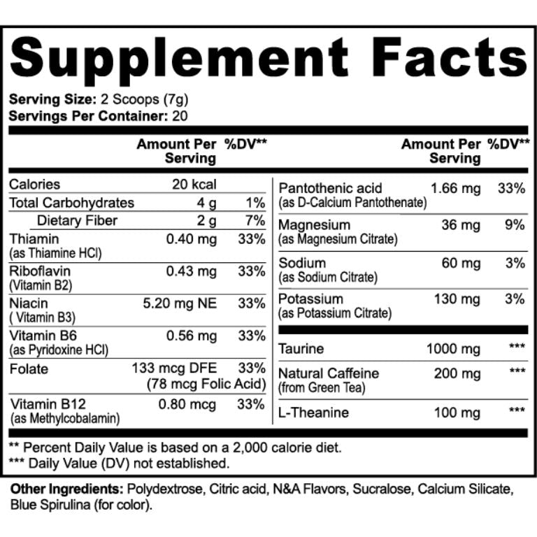 Warrior Code Power Pulse | Pre-Workout Energy Plus Electrolytes Hydration Mix | Natual Clean Energy With Taurine, L-Theanine | High Minerals, Vitamins For Optimal Performance During Intense Training or Workouts
