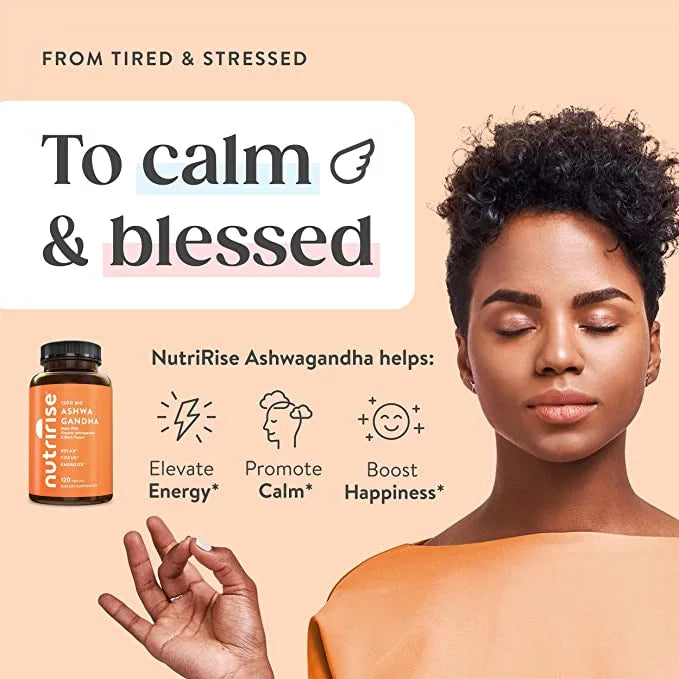 Ashwagandha Root: 1300 MG - NutriRise