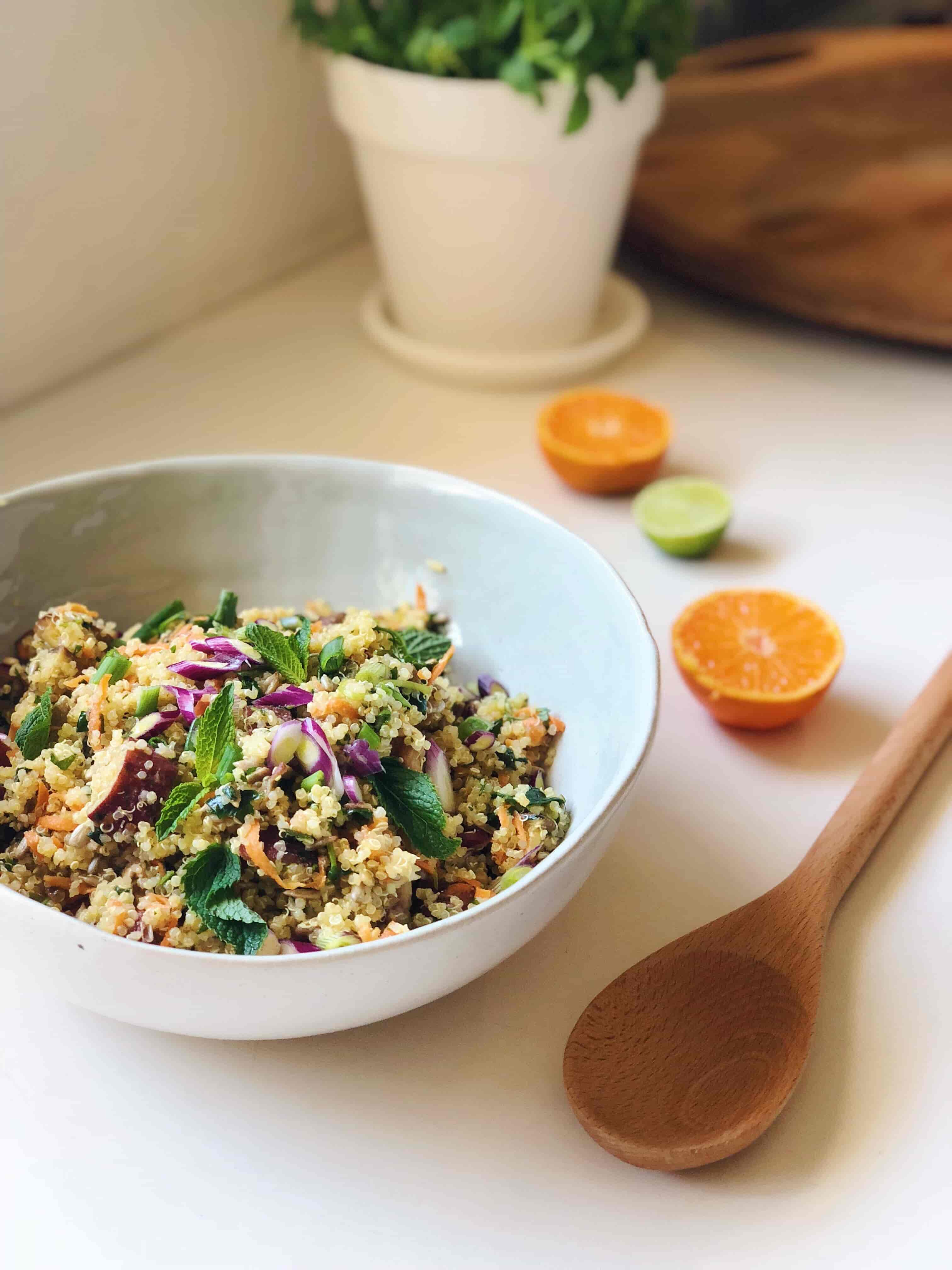 Vibrant Mint & Quinoa Salad