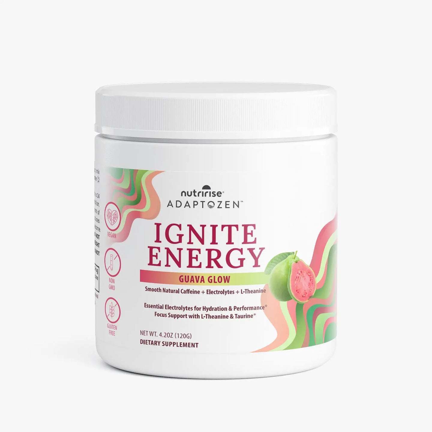 AdaptoZen Ignite Energy | Guava Glow | Clean Pre-Workout with