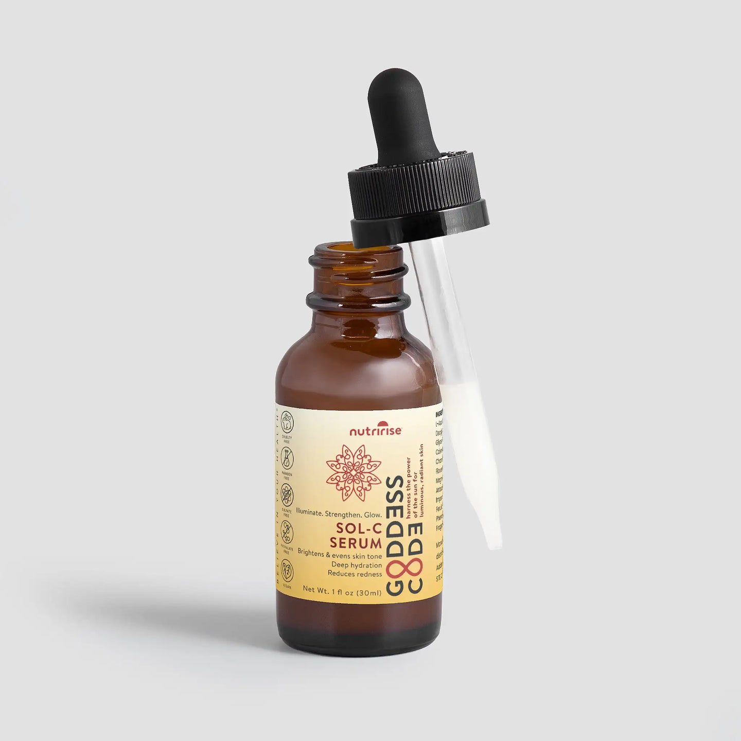 SOL-C Vitamin C Serum | Brightening & Collagen Boost | Goddess
