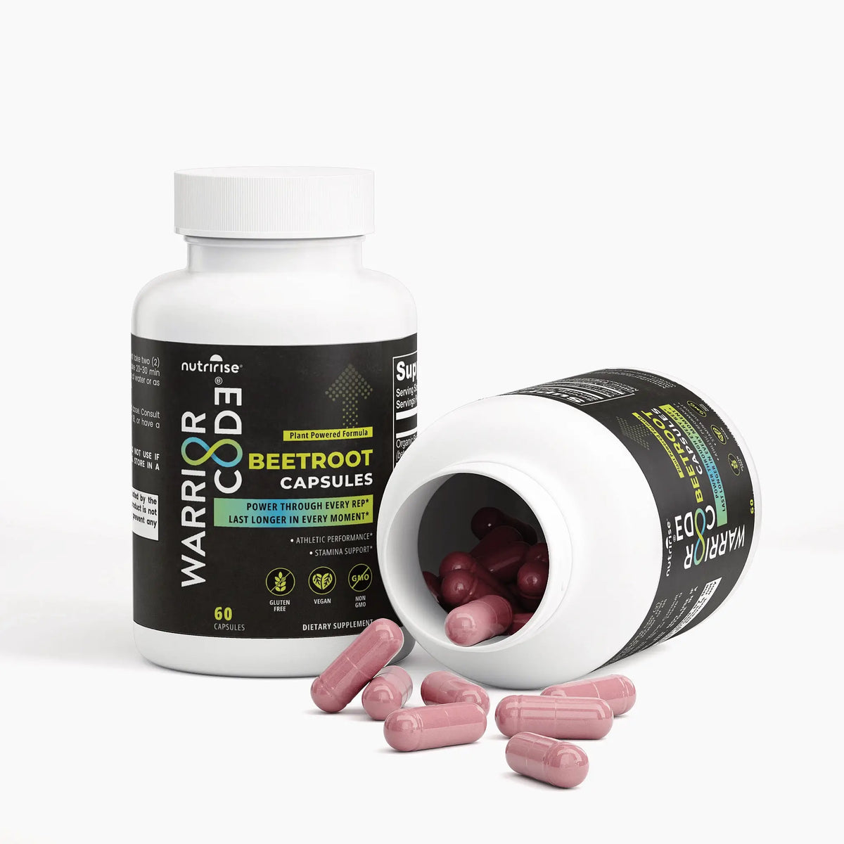 Beetroot Capsules | Nitric Oxide & Stamina Boost | Warrior Code | NutriRise