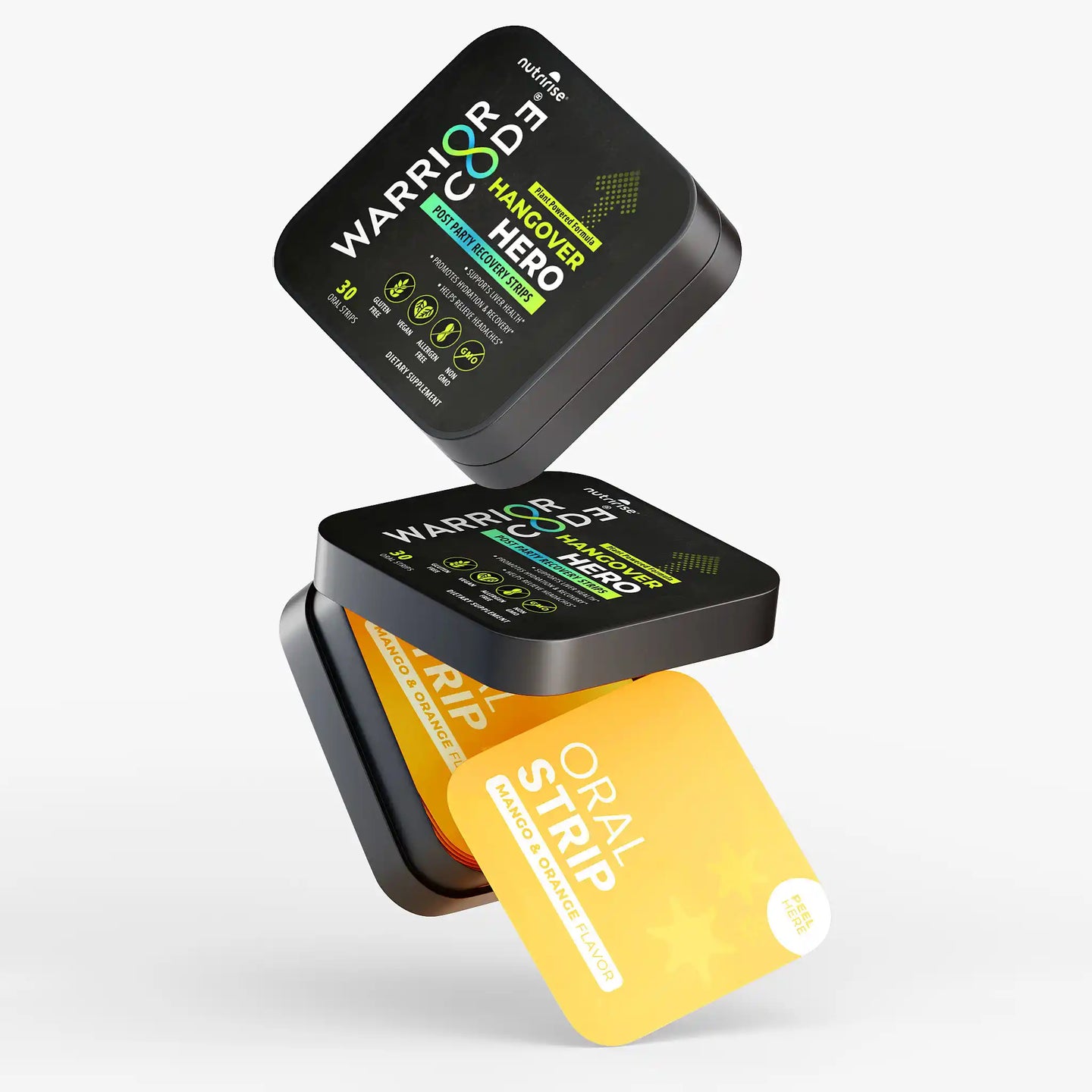 Hangover Hero Recovery Strips | Post-Party Relief | Warrior Code