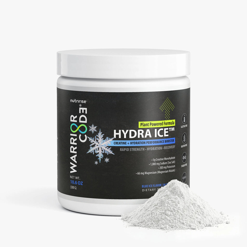 HYDRA ICE Creatine + Electrolytes | Blue Ice | Warrior Code | NutriRise