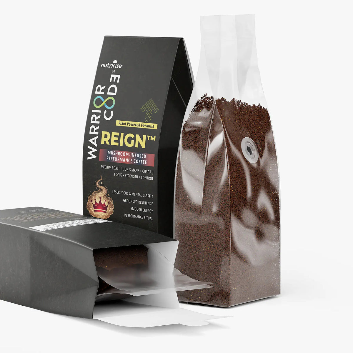 REIGN Performance Coffee | Focus & Strength | Warrior Code | NutriRise